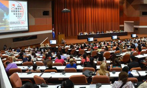 Clausura del Congreso Internacional Abogacía 2016, en el Palacio de las Convenciones, en La Habana, Cuba, el 14 de octubre de 2016. ACN FOTO/Marcelino VÁZQUEZ HERNÁNDEZ