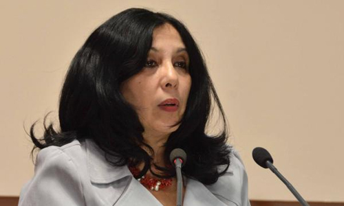 Intervención de la Dra. Ileana Morales Suarez, Directora de Ciencias e Innovación Tecnológica del Ministerio de Salud Pública, durante la inauguración del VII Congreso Internacional de Urgencias, Emergencias y Cuidados Intensivos URGRAV-2017, en el Palacio de las Convenciones, en La Habana, Cuba, el 12 de abril de 2017. ACN FOTO/Marcerlino VÁZQUEZ HERNÁNDEZ/ Intervención de la Dra. Ileana Morales Suarez, Directora de Ciencias e Innovación Tecnológica del Ministerio de Salud Pública, durante la inauguración del VII Congreso Internacional de Urgencias, Emergencias y Cuidados Intensivos URGRAV-2017, en el Palacio de las Convenciones, en La Habana, Cuba, el 12 de abril de 2017. ACN FOTO/Marcerlino VÁZQUEZ HERNÁNDEZ/