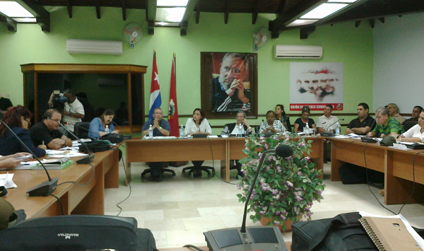 Constituido Comité Nacional Preparatorio del XIX Festival Mundial de la Juventud y los Estudiantes. Foto: María Elena Álvarez/ACN