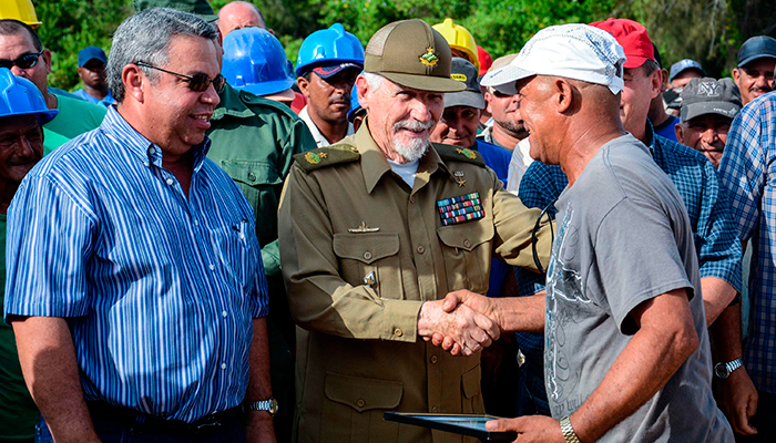 Commander Ramiro Valdes in South Dam, Artemisa.