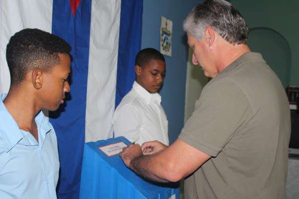 Cuban First VP praises role of young people in elections