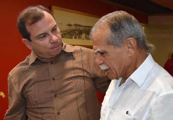 Oscar López Rivera se despidió feliz de Cuba