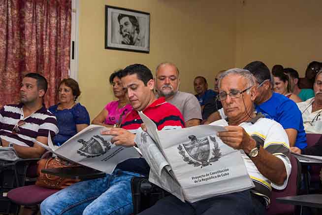 Culminan esta semana en Cuba asambleas para opinar sobre reforma constitucional