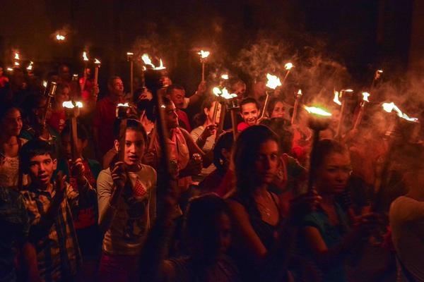 Marcha de las Antorchas en toda Cuba