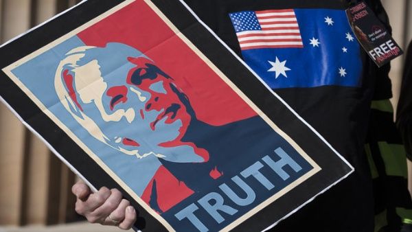 El fundador de WikiLeaks permanece asilado en la embajada ecuatoriana en Londres desde 2012. El fundador de WikiLeaks permanece asilado en la embajada ecuatoriana en Londres desde 2012.