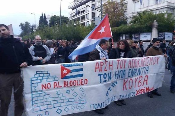 Este año, bajo la consigna ‘Libertad para el pueblo, muerte al fascismo’, los participantes marcharon hasta la embajada de Estados Unidos, como lo hacen cada año. Este año, bajo la consigna ‘Libertad para el pueblo, muerte al fascismo’, los participantes marcharon hasta la embajada de Estados Unidos, como lo hacen cada año.