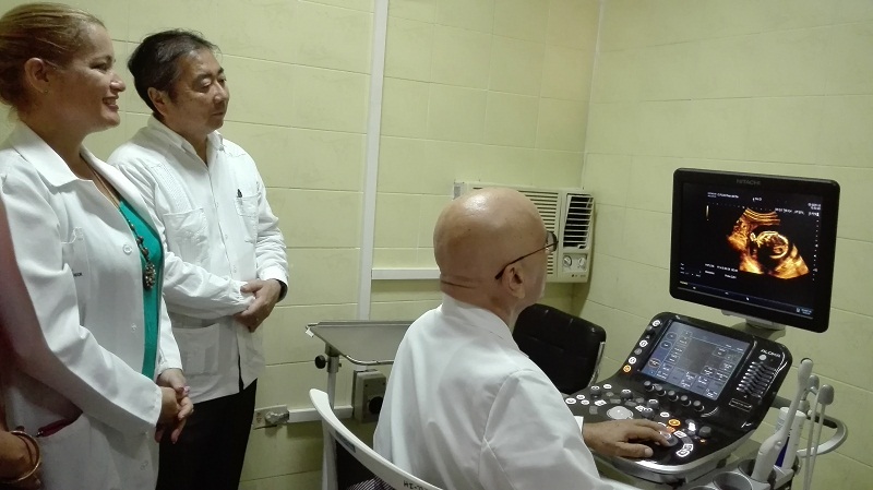 Dona Japón equipos modernos de ultrasonido a centro asistencial pinareño Dona Japón equipos modernos de ultrasonido a centro asistencial pinareño