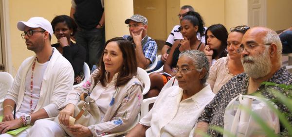 Asistentes a la conferencia de prensa sobre las actividades que se realizarán para celebrar el aniversario 30 del Centro Nacional de Educación Sexual (Cenesex), en La Habana, el 28 de marzo de 2018. ACN FOTO/Ulises PADRÓN SUÁREZ/Cenesex