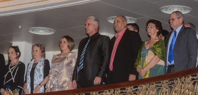 Miguel Díaz-Canel Bermúdez, Presidente de los Consejos de Estado y de Ministros de Cuba, inauguró el 26 Festival Internacional de Ballet de La Habana, n el Gran Teatro de La Habana Alicia Alonso, el 28 de octubre de 2018. Miguel Díaz-Canel Bermúdez, Presidente de los Consejos de Estado y de Ministros de Cuba, inauguró el 26 Festival Internacional de Ballet de La Habana, n el Gran Teatro de La Habana Alicia Alonso, el 28 de octubre de 2018.