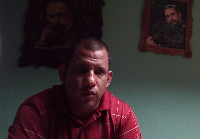 Osnel Zamora Martínez, coordinador provincial de los CDR Osnel Zamora Martínez, coordinador provincial de los CDR