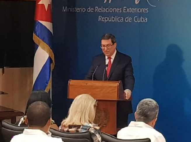 Cuban FM: Trump's recent statements were clumsy and crude