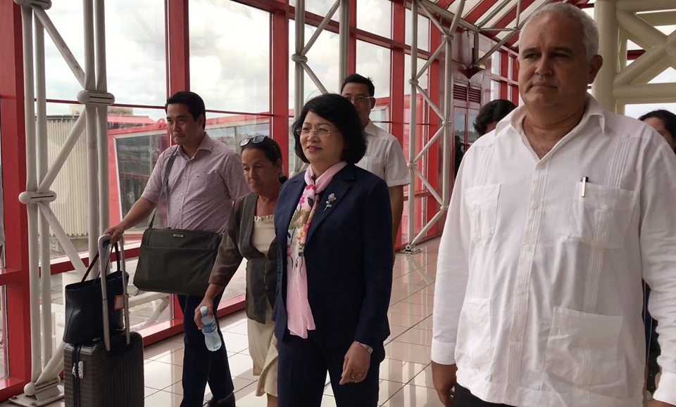 Vice President of Vietnam describes her visit to Cuba as fruitful and memorable