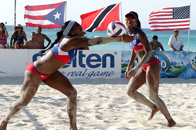 Cuba wins two gold, two bronze medals in beach volleyball tournament