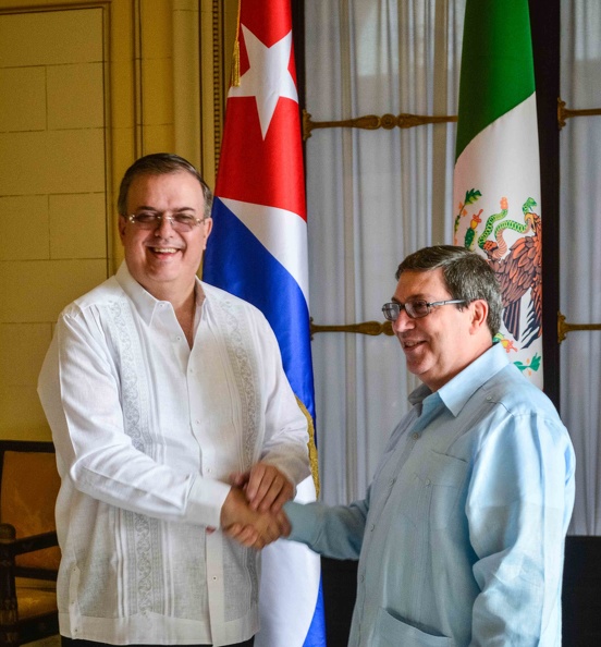 Foreign Ministers of Cuba and Mexico hold official talks in Havana