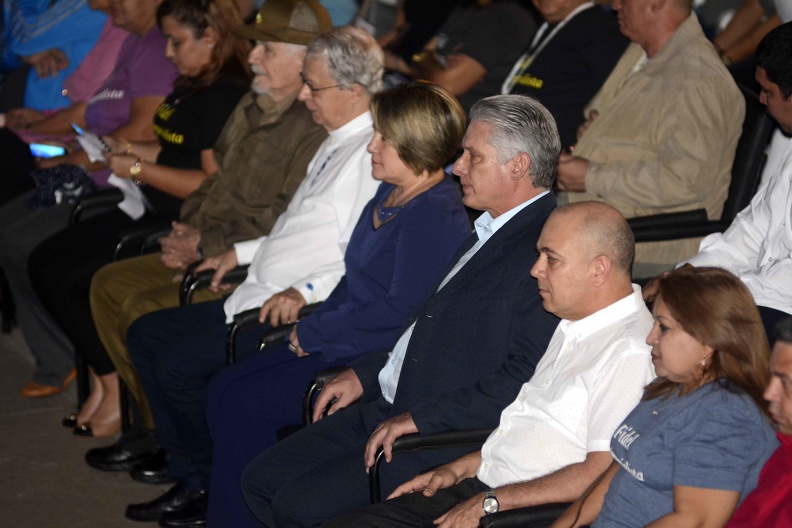 Tribute to Fidel at the University of Havana, with the presence of Díaz-Canel