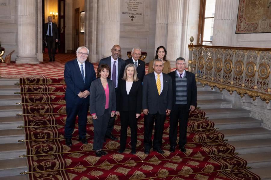 French senate receives Cuban parliamentary delegation