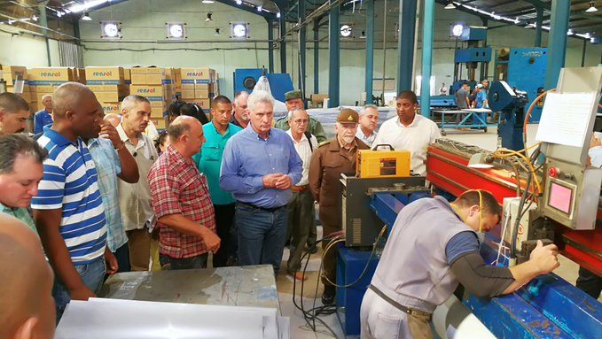 Díaz-Canel dirige une visite de gouvernement à Ciego de Ávila Díaz-Canel dirige une visite de gouvernement à Ciego de Ávila