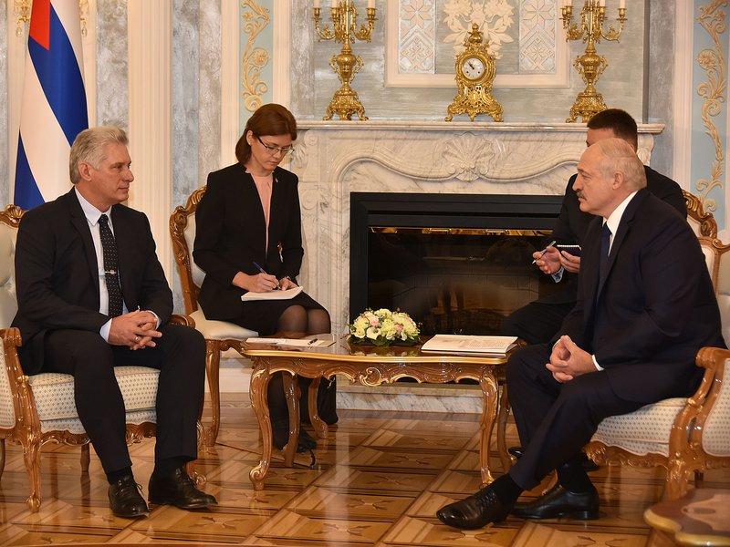 Diaz-Canel and Lukashenko hold fraternal meeting