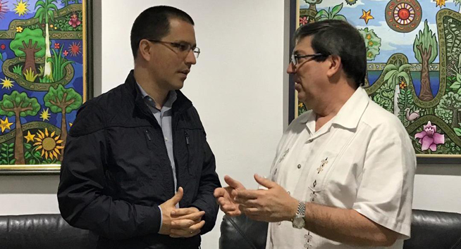 Bruno Rodríguez recibió a Canciller venezolano
