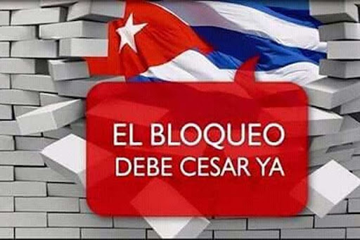 Reclaman cese del bloqueo a Cuba