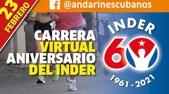 Comienza hoy carrera en homenaje al aniversario 60 del Inder
