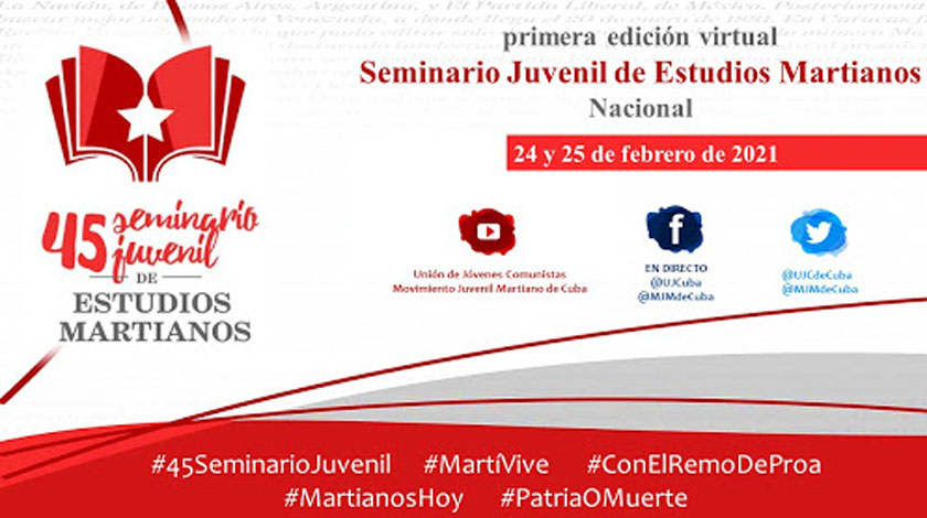 Comienza en el ciberespacio Seminario Nacional Juvenil Martiano