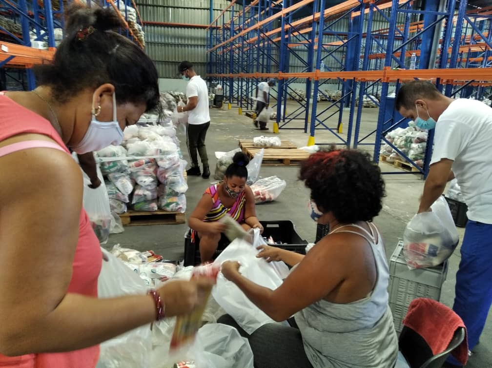 Alimentos donados por naciones amigas comenzarán a distribuirse hoy en Cuba