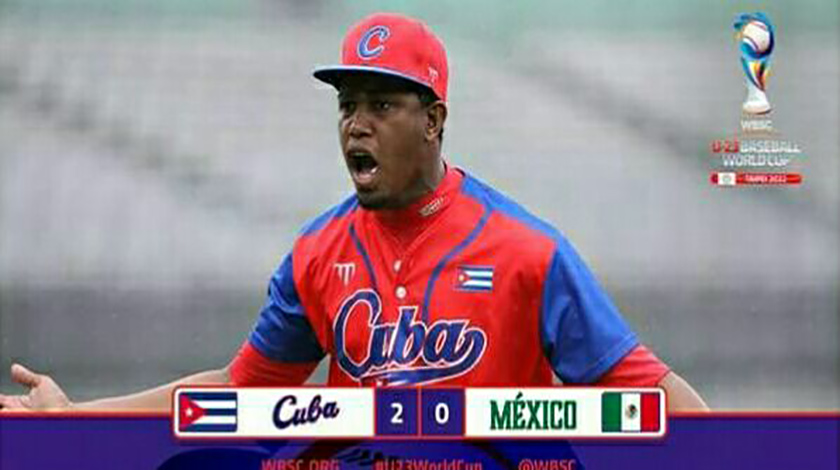 La selección cubana de béisbol sub 23 años venció este lunes 2-0 a México, solventó su primera sonrisa y mantuvo vivas sus esperanzas de avanzar a la Súper Ronda del Campeonato Mundial con sede en Taipéi de China, el cual dirimirá hoy su última fecha de la fase de grupos.