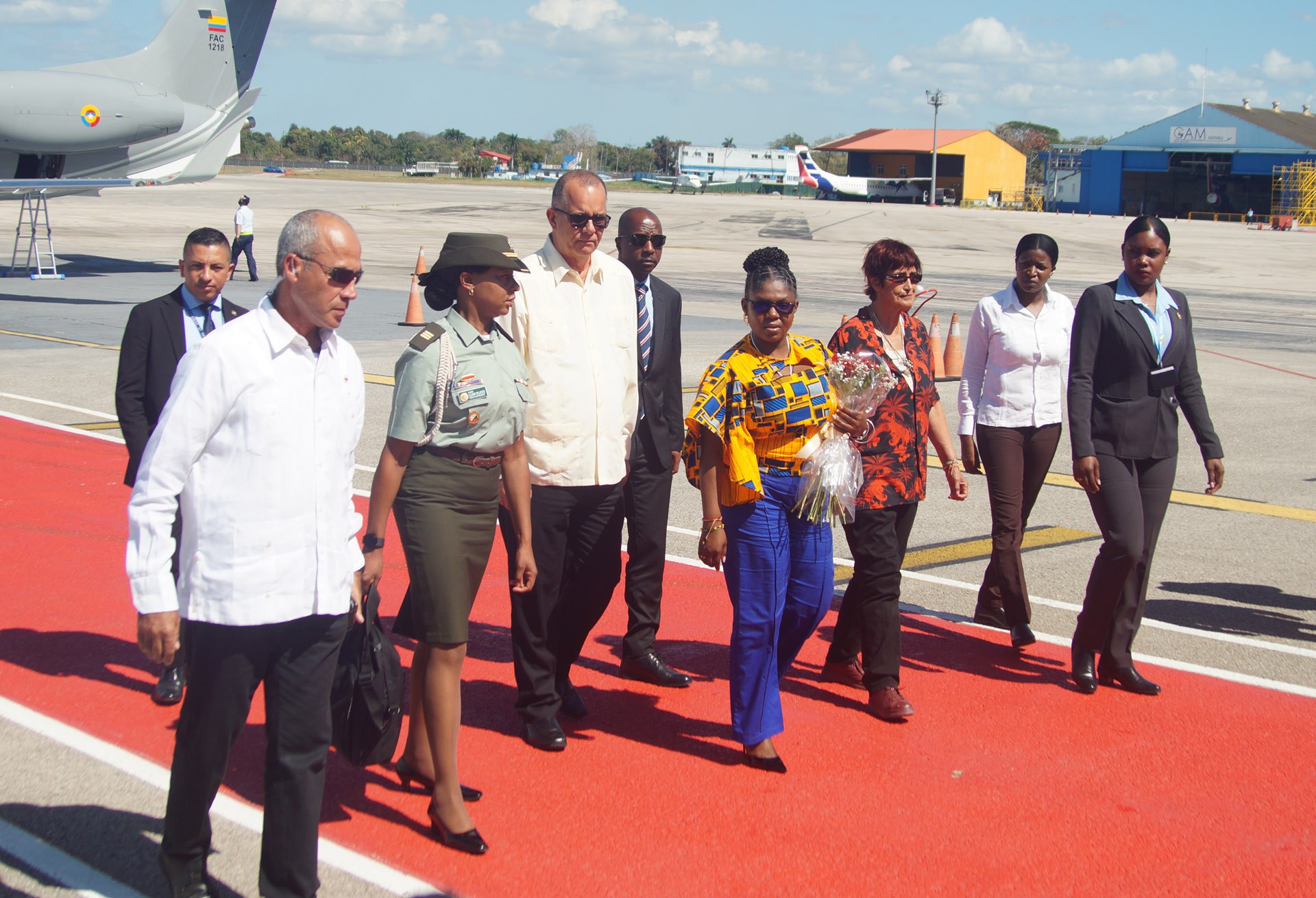 Francia Márquez llega a Cuba