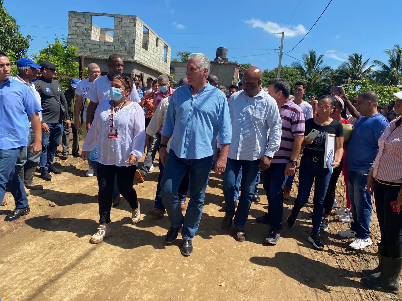 Camagüey se recupera, constató Presidente de Cuba