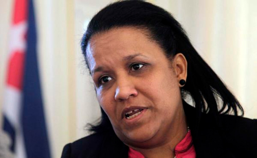 Anayansi Rodríguez Camejo, Emabajadora de Cuba ante Naciones Unidas en Ginebra, ofrece declaraciones a la prensa en la Misión Cubana, en Washington, USA, el 30 de marzo de 2015. AIN FOTO/ Ismael Francisco GONZÁLEZ/ Cubadebate Anayansi Rodríguez Camejo, Emabajadora de Cuba ante Naciones Unidas en Ginebra, ofrece declaraciones a la prensa en la Misión Cubana, en Washington, USA, el 30 de marzo de 2015. AIN FOTO/ Ismael Francisco GONZÁLEZ/ Cubadebate