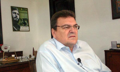 Dr. Gustavo Cobreiro Suárez, Rector de la Universidad de La Habana (UH), que fungirá como panelista del Foro de Rectores de la VII Cumbre de las Américas en Panamá, los días 9 y 10 de abril, en la UH, el 1 de abril de 2015. AIN FOTO gustabo_cobreiro.jpg