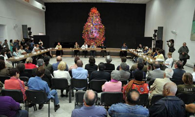 Inauguración de la edición 55 del premio literario Casa de las Américas, en la sede de la mencionada institución, en La Habana, Cuba, el 20 de enero de 2014. AIN FOTO premio_casa.jpg