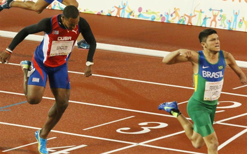 El atleta Raciel González durante los V Juegos Parapanamericanos de Toronto. Foto: Armando Hernandez/Jit El atleta Raciel González durante los V Juegos Parapanamericanos de Toronto. Foto: Armando Hernandez/Jit