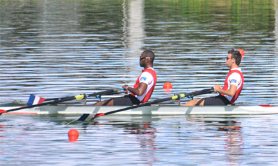 Los cubanos en el doble scull del Festival Deportivo Panamericano, en la Pista Olímpica de Remo y Canotaje Virgilio Uribe, de Cuemanco, en México, el 20 de julio de 2014 canotaje_cubano.jpg