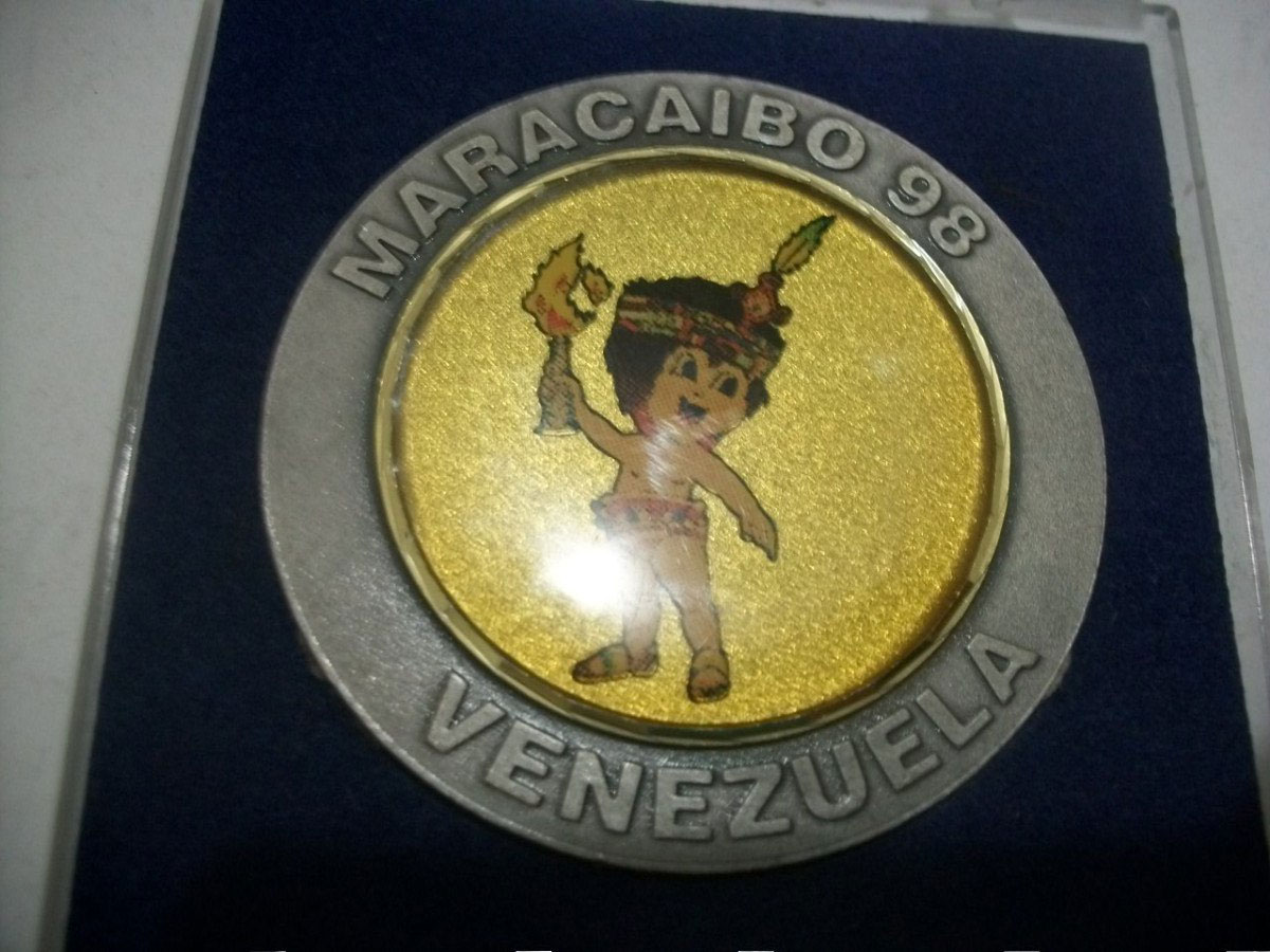 Medalla Xviii Juegos Centroamericanos Del Caribe Mcbo 1998 maracaibo_venezuela.jpg