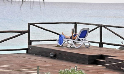 El hotel Playa Blanca, en Cayo Largo, es una de las instalaciones que se mejoran desde el punto de vista constructivo. / Foto: Gerardo MAYET CRUZ cayo_largo.jpg