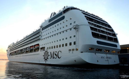 Crucero MSC Opera arribó La Habana