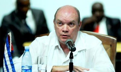 Rodrigo Malmierca, ministro cubano del Comercio Exterior y la Inversión Extranjera. Foto: AIN/Archivo