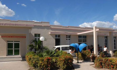 Cuerpo de Guardia del Hospital Pediátrico Eduardo Agramonte Piña, después de su reparación capital, en Camagüey, Cuba, el 9 de enero de 2015. AIN FOTO hospital_pediatrico.jpg