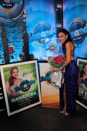 Yulaysi Miranda: A mí lo que me gusta es cantar. Foto: Sonando en Cuba/Facebook