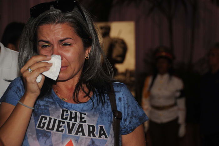 Pueblo cubano rinde homenaje póstumo al líder histórico de la Revolución Cubana, Fidel Castro Ruz, en el Memorial José Martí, de la capitalina Plaza de la Revolución, el 28 de noviembre de 2016.   ACN FOTO/Omara GARCÍA MEDEROS
