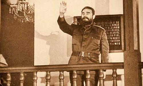 El balcón de Fidel.  Así quedará para la historia uno de los balcones del antiguo Ayuntamiento de Santiago de Cuba, donde el Comandante en Jefe Fidel Castro Ruz compareció ante el pueblo en cinco ocasiones para hablar de la Revolución.