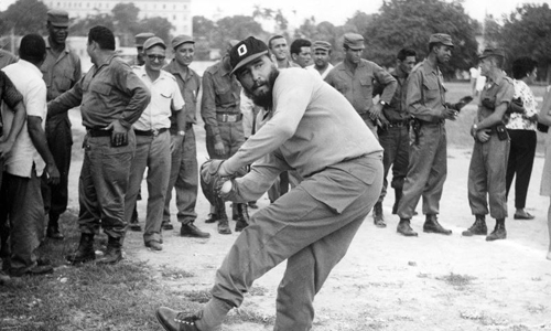 Aquel domingo volvió a demostrar su pasión por el béisbol.