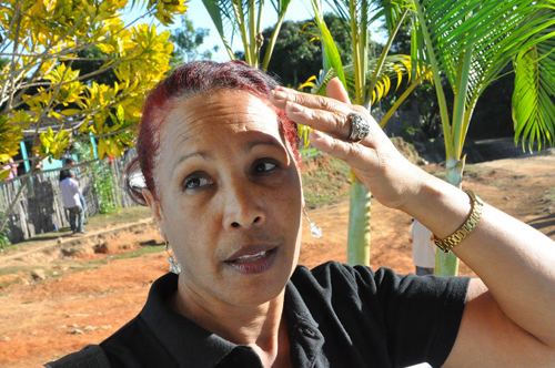 Olivia González Jerez, ejemplo de mujer trabajadora y delegada de comunidades pertenecientes al Plan Turquino en la provincia de Granma. Foto: ACN