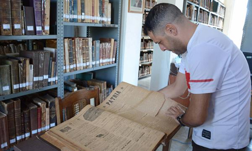 Colección de libros, documentos y otros objetos, atesora la Biblioteca de la Universidad Central Marta Abreu de Las Villas (UCLV). 11 de mayo de 2017. ACN FOTO/Arelys María ECHEVARRÍA RODRÍGUEZ/
