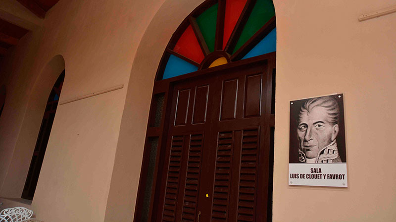 Sala Luis de Clouet y Favrot del Palacio Leblanc, significativa institución perteneciente a la Oficina del Conservador de Cienfuegos, Cuba, el 11 de enero de 2021.   ACN  FOTO/Modesto GUTIÉRREZ CABO