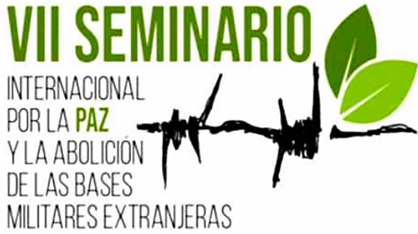 Hoy concluye el VII Seminario Internacional de Paz y por la Abolición de las Bases Militares Extranjeras que desde ayer acontece en esta ciudad, con la participación de casi un centenar de pacifistas y amigos de Cuba, provenientes de una veintena de países.