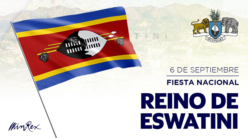 El Ministerio cubano de Relaciones Exteriores felicitó hoy al pueblo y Gobierno del Reino de Eswatini, en ocasión de conmemorarse el aniversario 55 de su independencia.