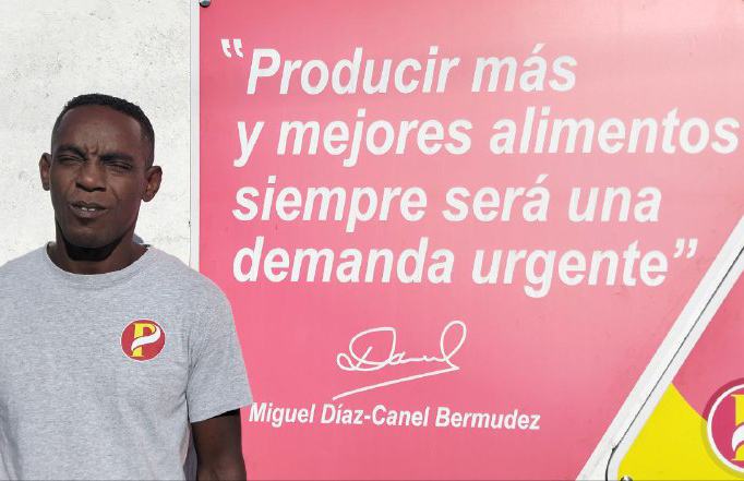 Marcos Osmany Varona Michel, secretario general del Buró Sindical en Prodal.